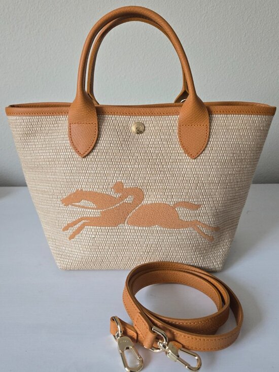 Longchamp Handbags - Le Panier Pliage Small Basket Bag, Orange